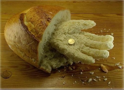 Hand Bread 19 Artistic Food Carvings